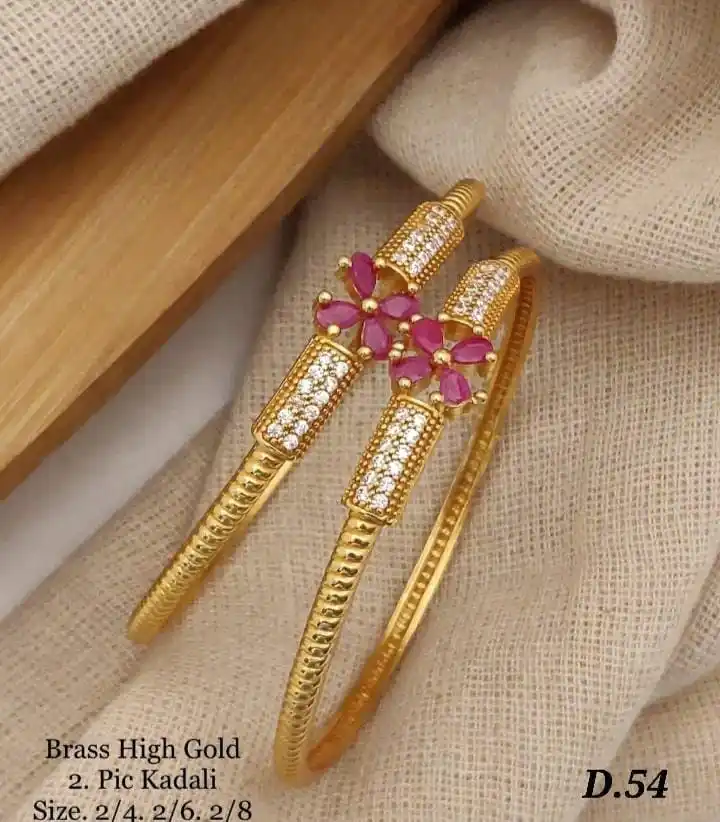 Beautiful Designer Bangles With AD Look Pack Of 2 Piece (1 Pair).png