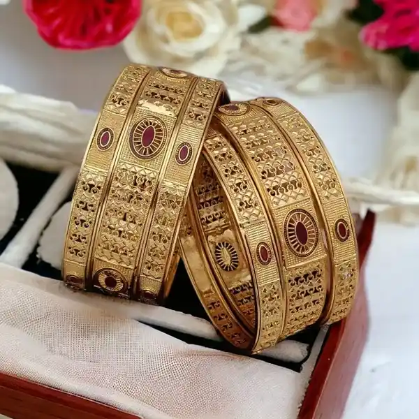 Stylish Tradition Designer Daily Wear Bangles Set Pack Of 6 Pis.png
