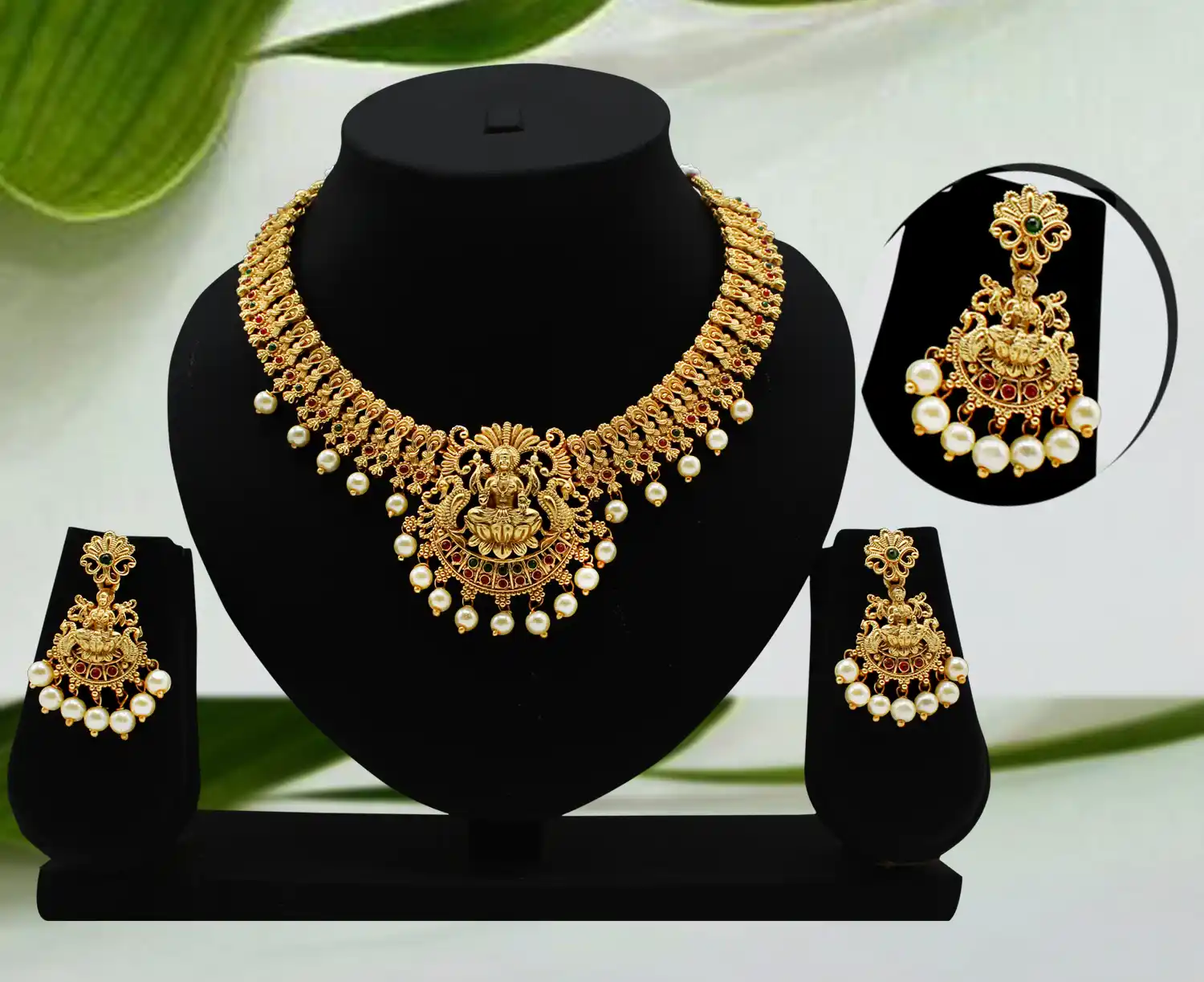 Allure Fancy Jewellery Sets Tempal Jewellery Set.png