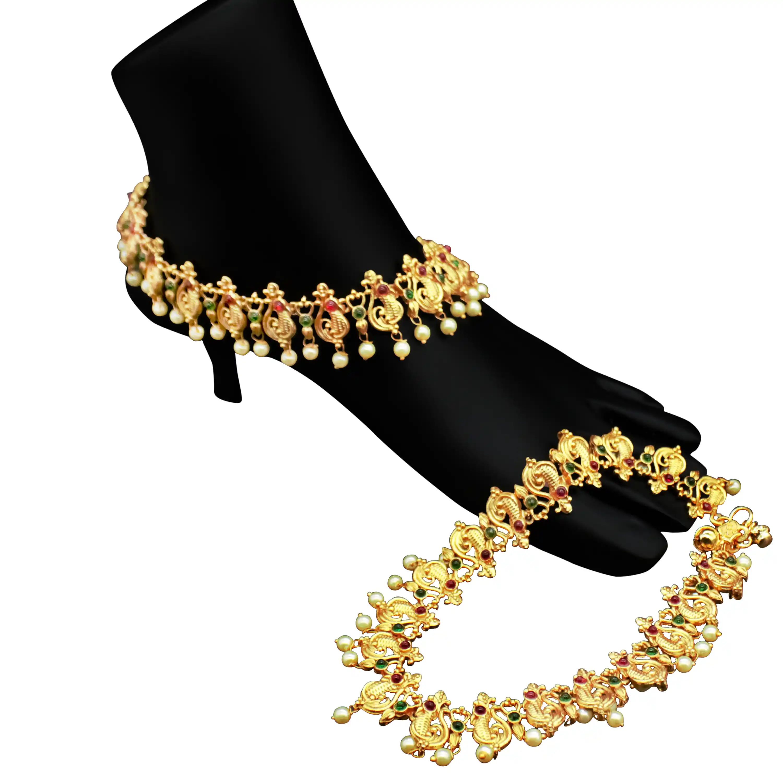 Allure Fancy Jewellery Sets Tempal Jewellery Set.png