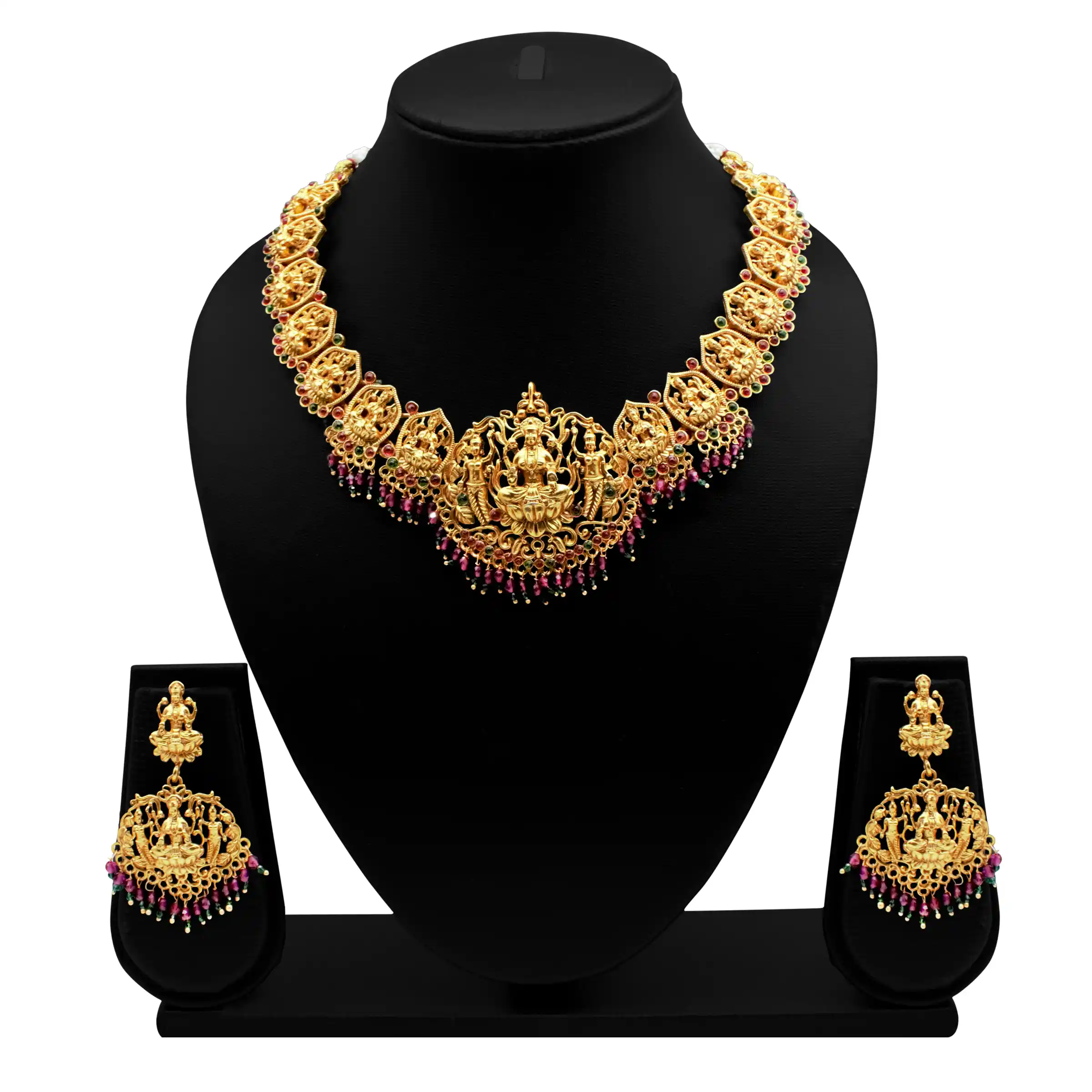 Allure Fancy Jewellery Sets Tempal Jewellery Set.png
