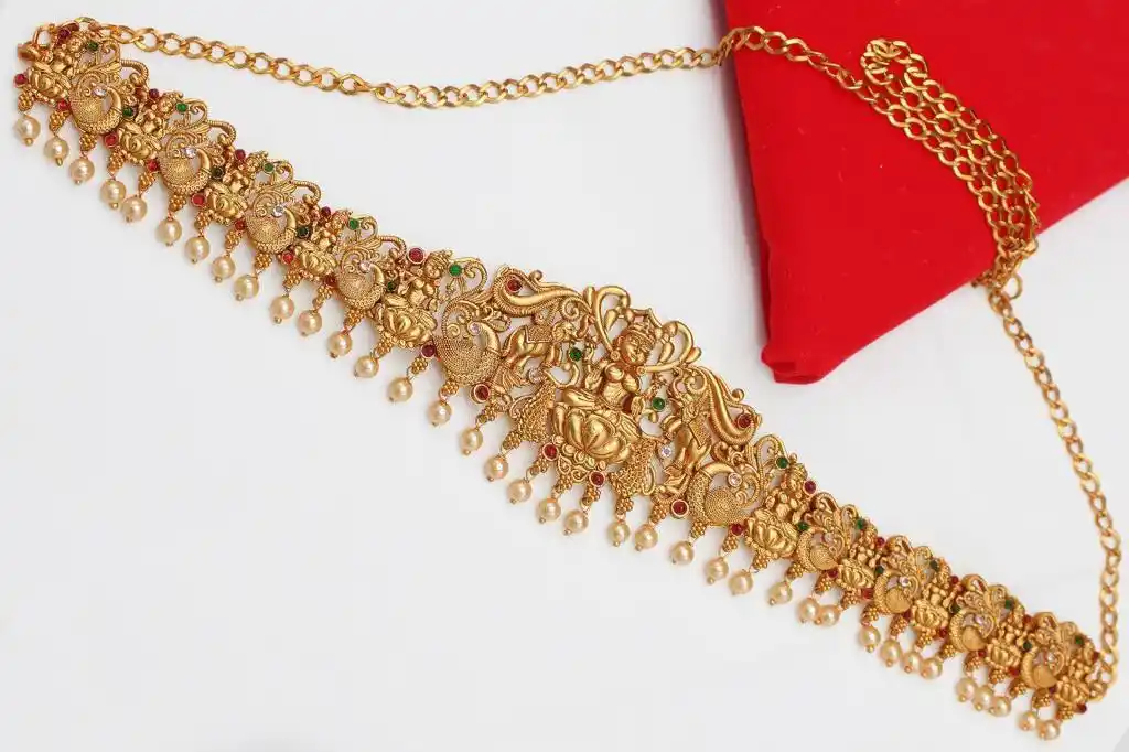 Kamarband Gold Plated Waist Hip Belt.png