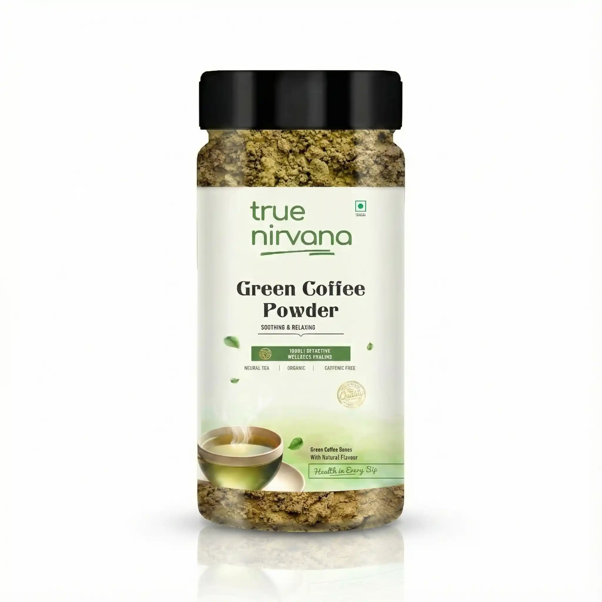True Nirvana Roasted Arabica Beans Green Coffee Powder - 400 gms.png