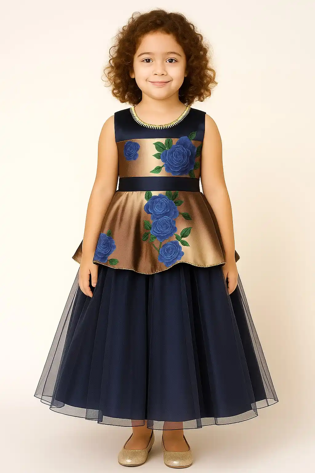 Floral Kris Cross Dress for Girls.png