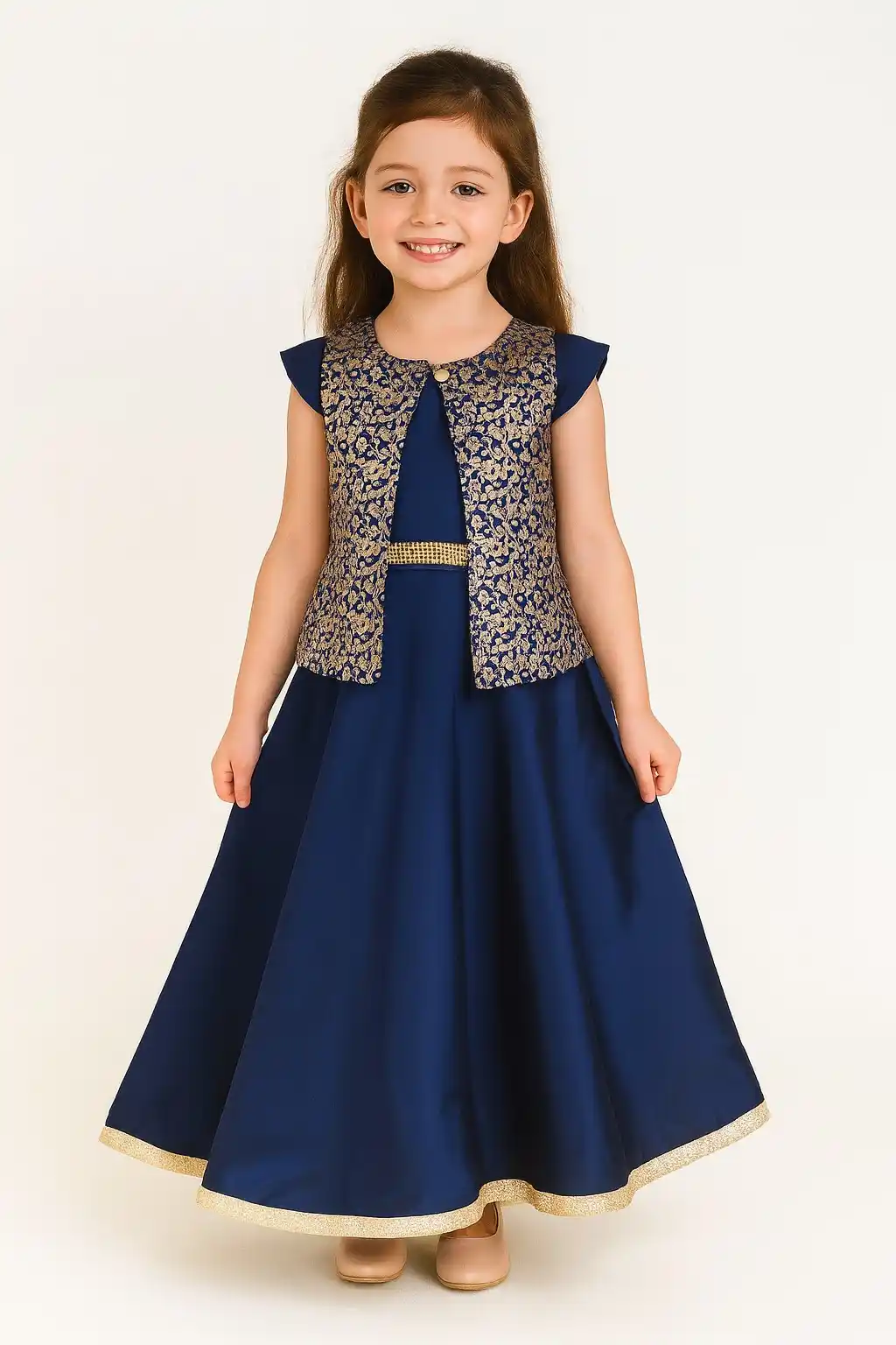 Tafetta Jacket Dress for Girls.png