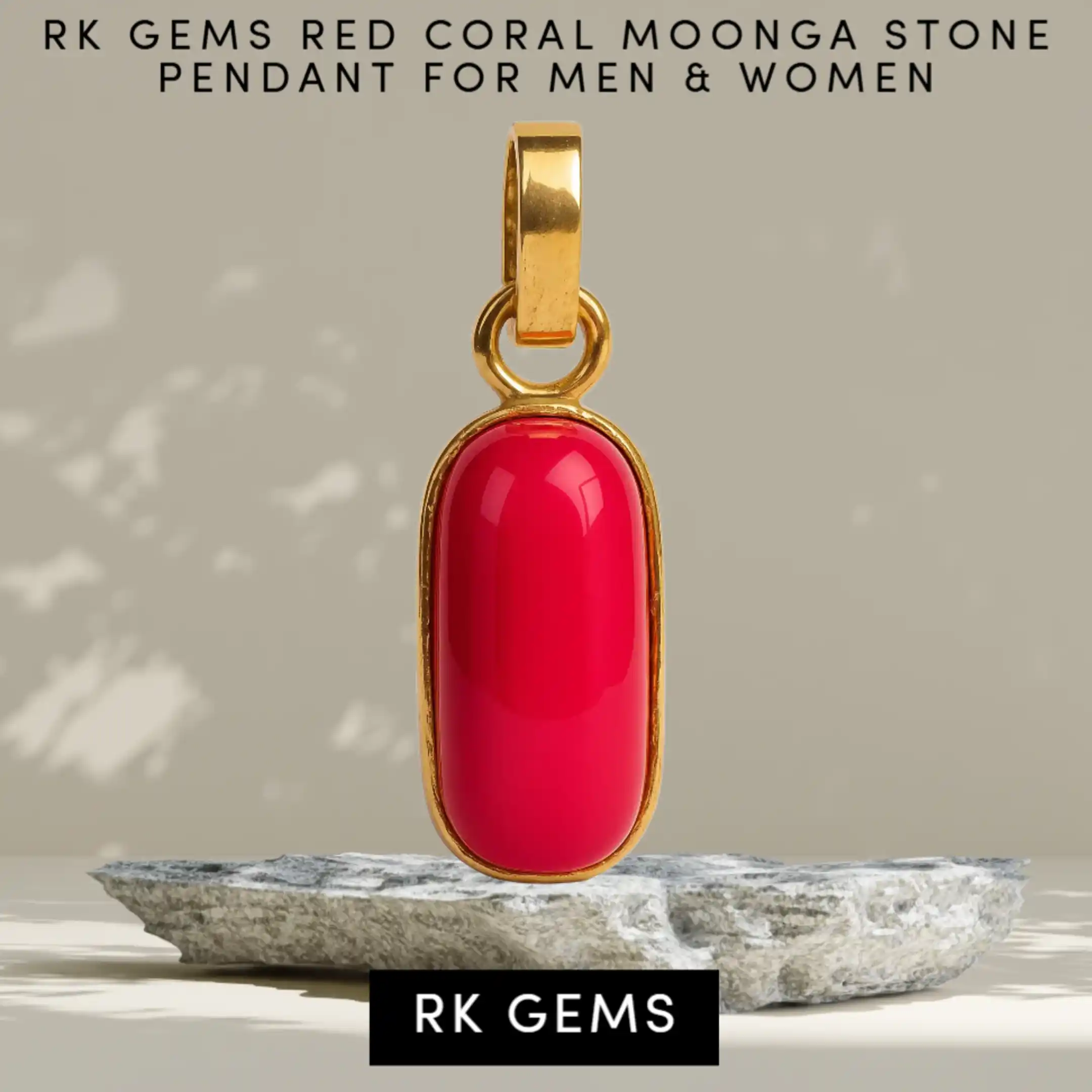 Moonga Stone Pendant for Planet Mars (Mangal) | Certified Red Coral Moonga Pendant for Astrology.png